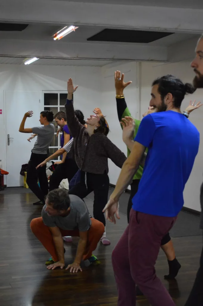 Danseurs de la Cie Marbelle en répétition