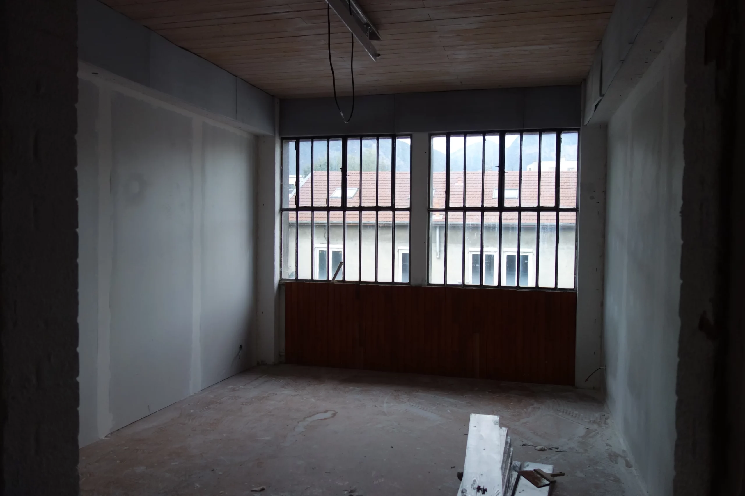 Studio pendant les travaux